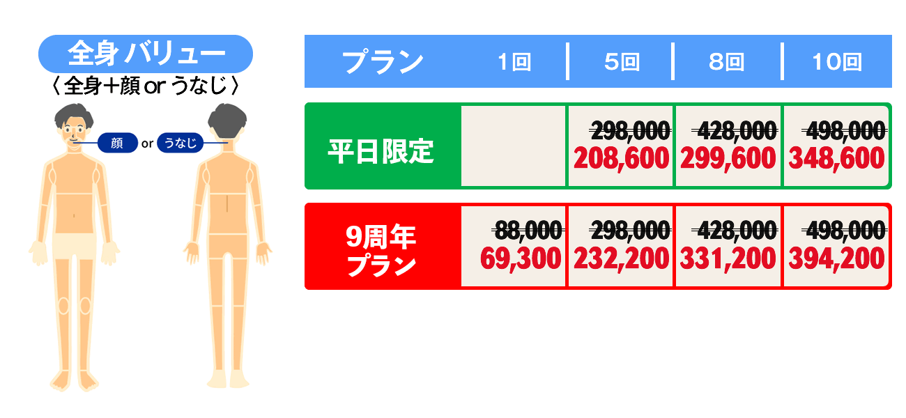 全身バリュー